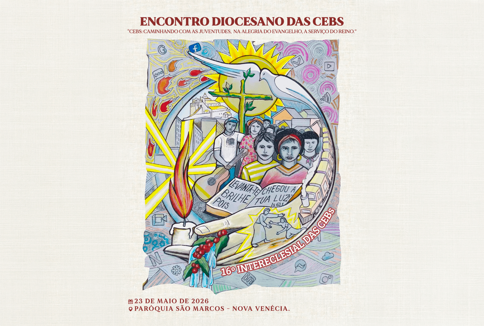Encontro Diocesano das CEBs será realizado em Nova Venécia