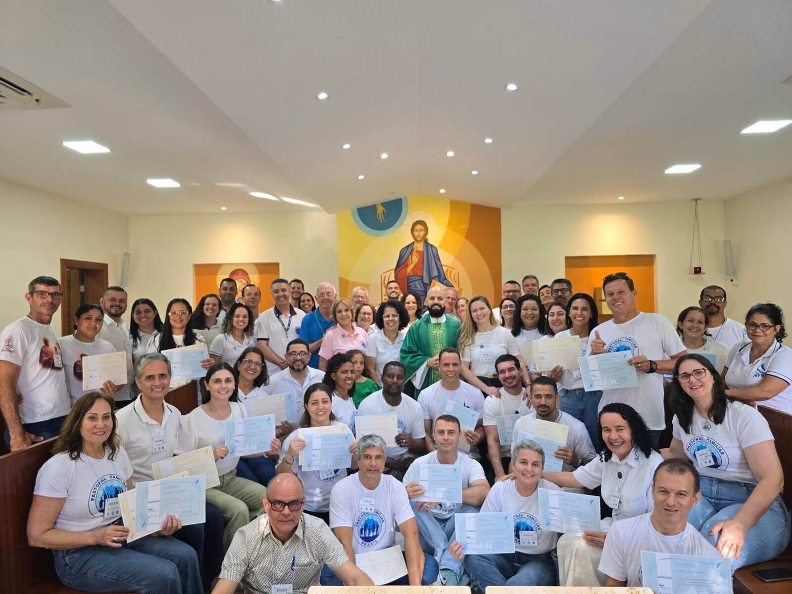Formação do INAPAF é concluída com certificação de 50 agentes da Pastoral Familiar